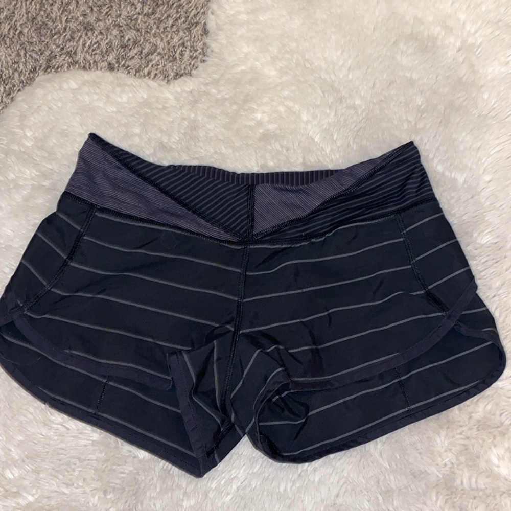 lulu low rise athletic shorts